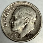 1950-S Roosevelt Dime Circulated Condition 90% Silver Better Date US Coin- 3499