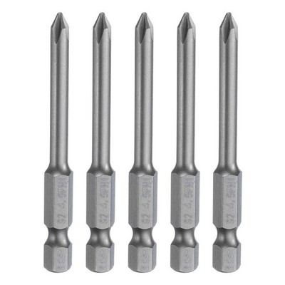 5pack Magnetic Phillips Screwdriver Bit PH1 1/4'' Hex Shank 65mm Long 4.5mm Rod