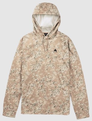 Burton Cinder Pullover In Pile Per Uomo, Vestibilità Regolare, Tasche Con Cerniera, Riciclato