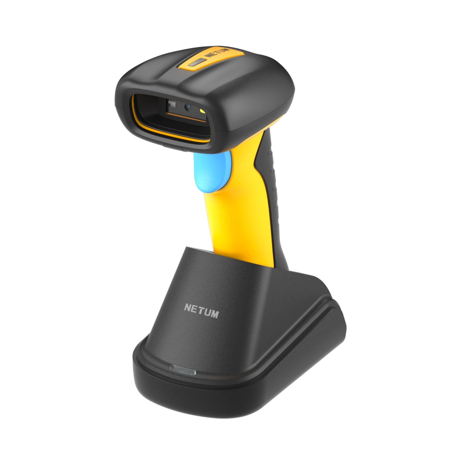 Scanner Industriel QR Bluetooth Pro X-200 avec Station de Charge Sans Fil Noir