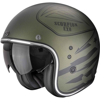 SCORPION Jethelm BELFAST EVO Dawg grün matt ECE 22.06 XL 60/61