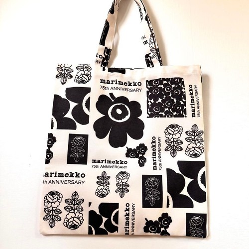 Marimekko 75th Anniversary Canvas Tote Bag Off-White BNIB