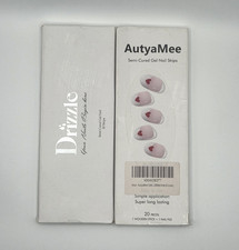 AutyaMee Semi-Cured Gel Nail Strips French Lo...