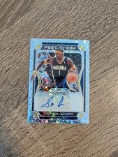 2021-22 Panini Prizm Fast Break Stephen Jackson Auto Silver #FB-SJK Pacers