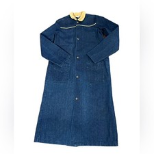 Vintage Youth 12/14 Denim Riding Duster Jacket/Coat in Cotton Denim  Corduroy