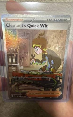 Clemont's Quick Wit 243/191 Sv08: Surging Sparks Holo