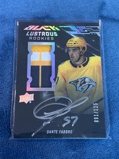 2019-20 SPx #LR-DF Dante Fabbro UD Black Lustrous Auto /125