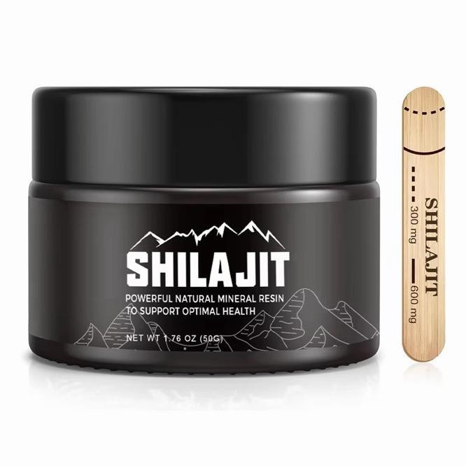 Himalayan Shilajit Resin 50g Rein Bio Himalaya, Fulvinsäure, Vegan, 85+ Minerali