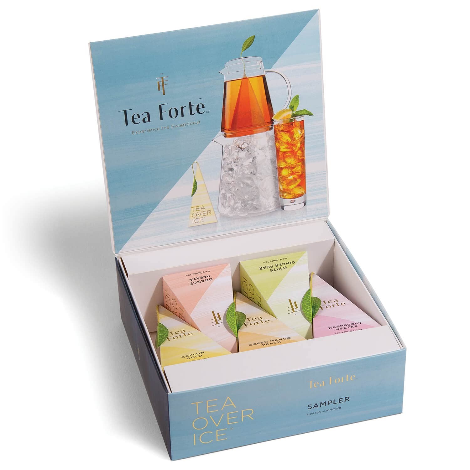 Forte Tea Over Ice Sampler Premium Organic Caffeine-free And Caffeinated ...