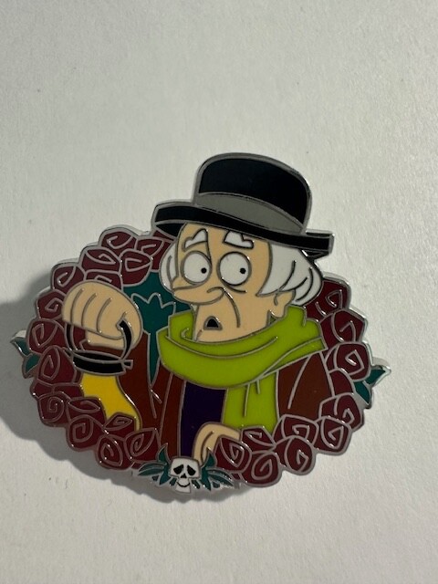 Disney Pin 2024 Haunted Mansion Mystery Series Grave Caretaker