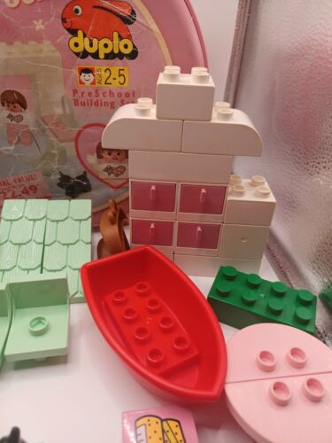 Vintage Duplo Betsy's Schlafzimmer Set mit Tragetasche UNVOLLSTÄNDIG hat 3 Figuren - Bild 3 von 9