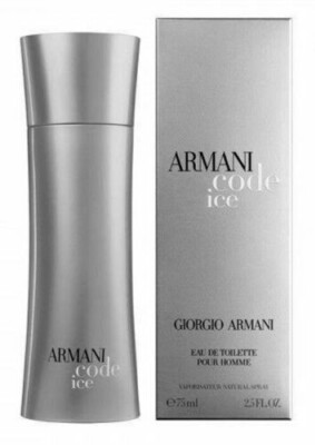 Armani Code Ice by Giorgio Armani 2.5 Oz 75 ml  Eau De Toilette Spray Men