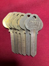 Lot Of 6 Star 6RU5(RU18, 18 1/2, A11PZ) Keyblanks, For Russwin Locks