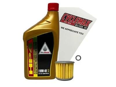 Cyclemax Semi Synthetic Oil Change Kit fits 2021-2025 Honda Grom 125