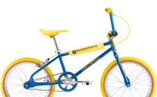 New in Box Limited Edition RETRO MONGOOSE SUPERGOOSE CLASSIC BMX Blue / Yellow