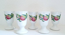5 Porcelaine De Paris Mazagran Becher Tassen "Abondance" Giraud Limoges France
