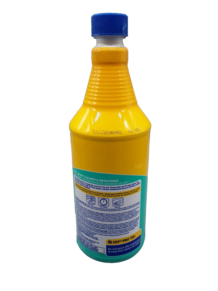 Zep Industrial Grout Cleaner and Brightener 32 ounce (Pack of 4) eBay
