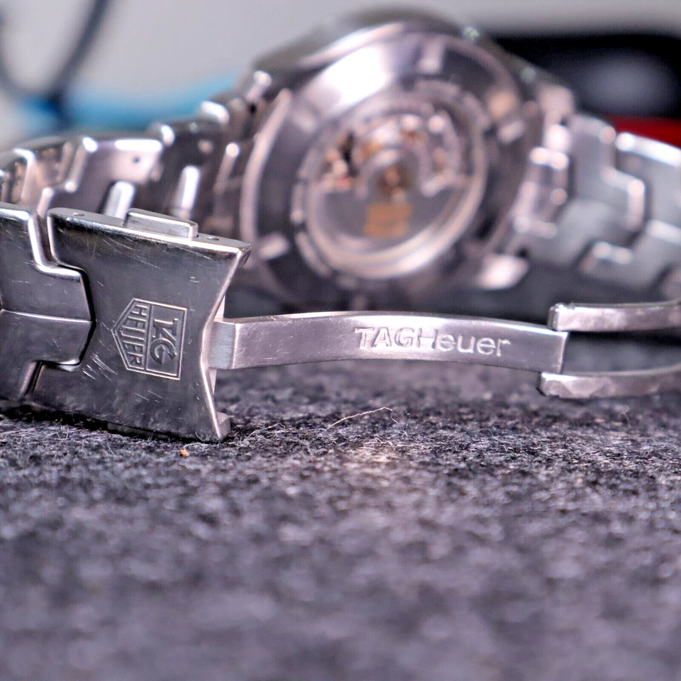 Swiss Men's Watch Tag Heuer Link Calibre 5 Automatic WJ201A - image 3 of 4