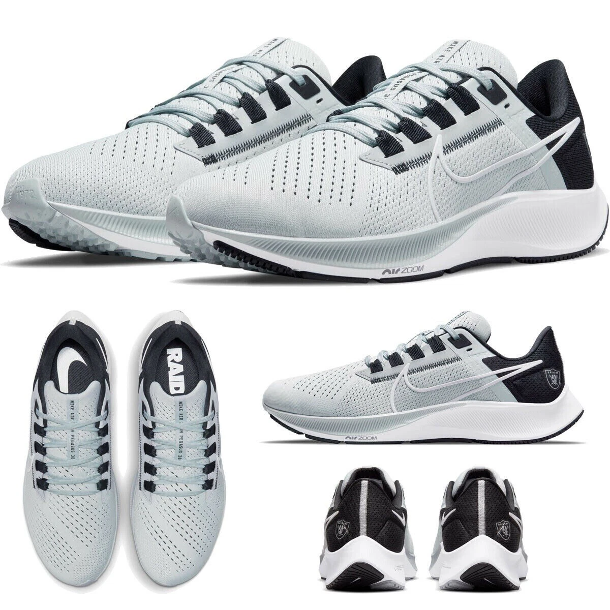 Nike NFL x Air Zoom Pegasus 38 Las Vegas Raiders for Sale 