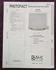 Sams Photofact 4617 Service Manual for Sharp 27U-S50