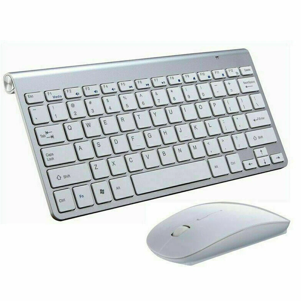 Wireless Keyboard And Mouse Combo Set USB Mini 2.4Ghz For Mac Apple PC Computer - Image 4 of 4