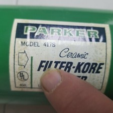 PARKER MODEL 417S CERAMIC FILTER KORE DRYER 