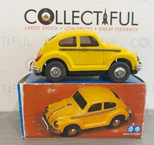 VOITURE -  MF 146 - VOLKSWAGEN SEDAN - YELLOW - FRICTION TINPLATE   MIB
