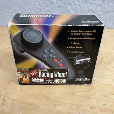 NEW HANDHELD FX RACING WHEEL FORCE FEEDBACK FOR WINDOWS 95/98 COMPUTER