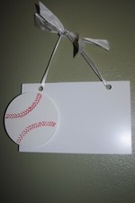 Personalized Kid's Room/Door Baseball Name Sign