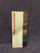 Nikon Accessories Fold Out Advertising Brochure