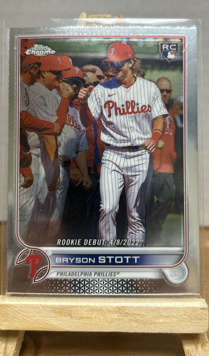 2022 Topps Chrome Update Bryson Stott #USC128 RC Rookie Philadelphia Phillies