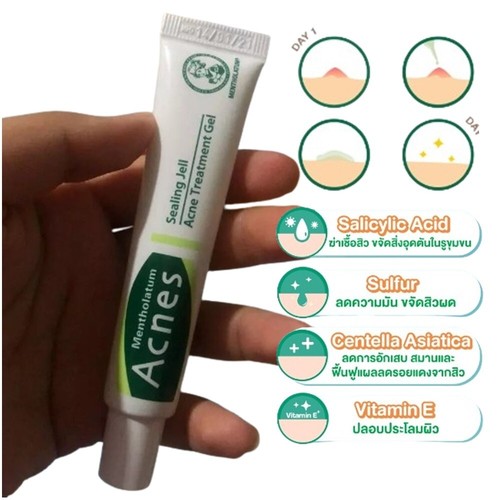 10X Mentholatum Acne Sealing Gel Anti-Bacteria Control Oil Dark Spot Centella Ex - Picture 7 of 8