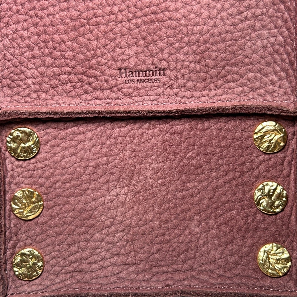 Hammitt охотник мини рюкзак сливы шагреневой кожи золото оборудование w мешок для пыли - Изображение 3 из 4