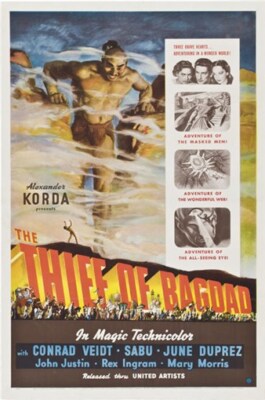 The Thief of Bagdad Alexander Korda movie poster print