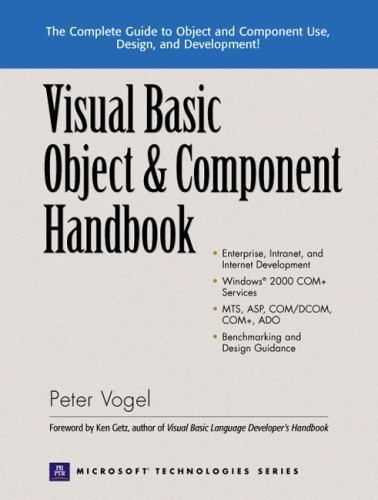 Prentice-Hall Series on Microsoft Technologies: Visual Basic Object and ...