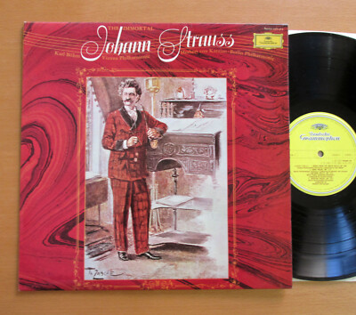 DG 2563 414 The Immortal Johann Strauss Karl Bohm Karajan EXCELLENT Stereo LP