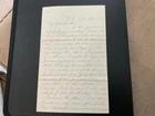 1864 Letter Student Fort Edward Inst, to Ridgefield CT, School & War News
