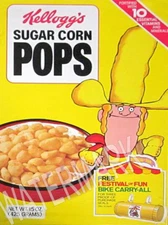 Sugar Corn Pops Vintage Cereal Box High Quality Metal Fridge Magnet 3x4 7636