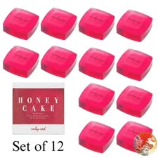 Shiseido Honey Cake Translucent Fragrance Rubby Red Soap 100g Set Of 12