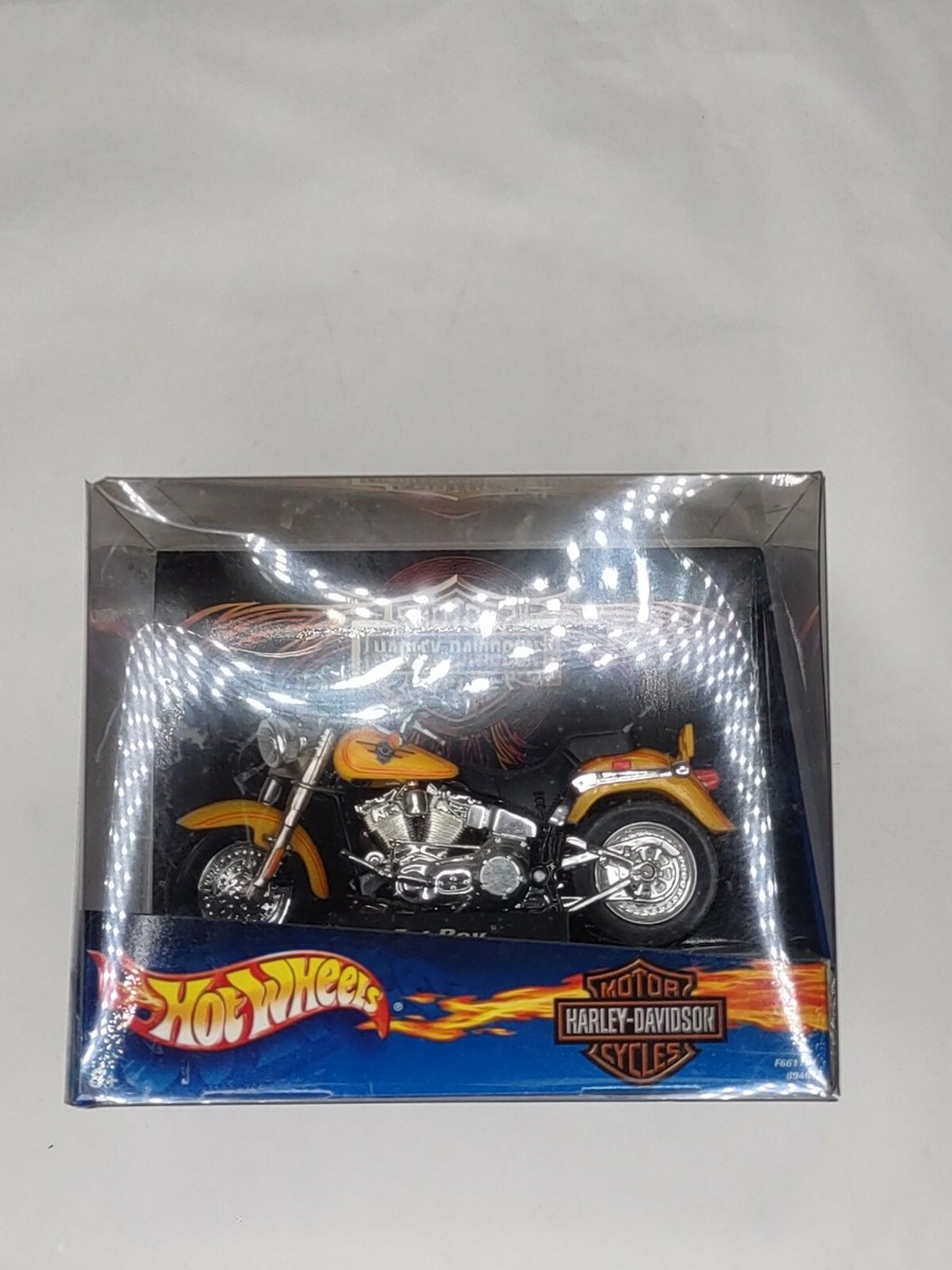 ハーレーダビッドソン ファットボーイ ホットウィール Harley Davidson Hot Wheels diecast model 1:18, Fat Boy