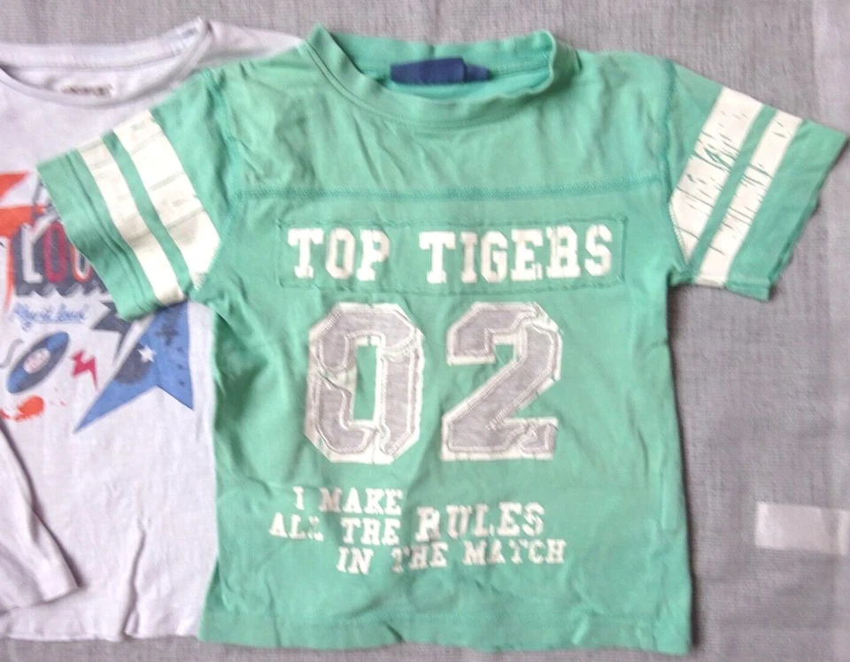 Lote de ropa de niño de 3 camisetas ""nudo so bab.orchestra. "KIABI"" Talla 5... - Imagen 4 de 4