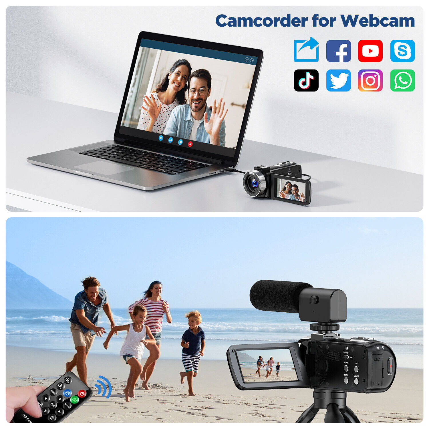 Spectacular UHD 4K Video Camera & 42MP Photo 18X Digital Zoom Camcorder DV W/Lens Hood &MIC - Image 3