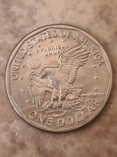 Susan B. Anthony D 1979, im Umlauf, guter Zustand, ein Dollar mit Fehlern - Bild 3 von 6