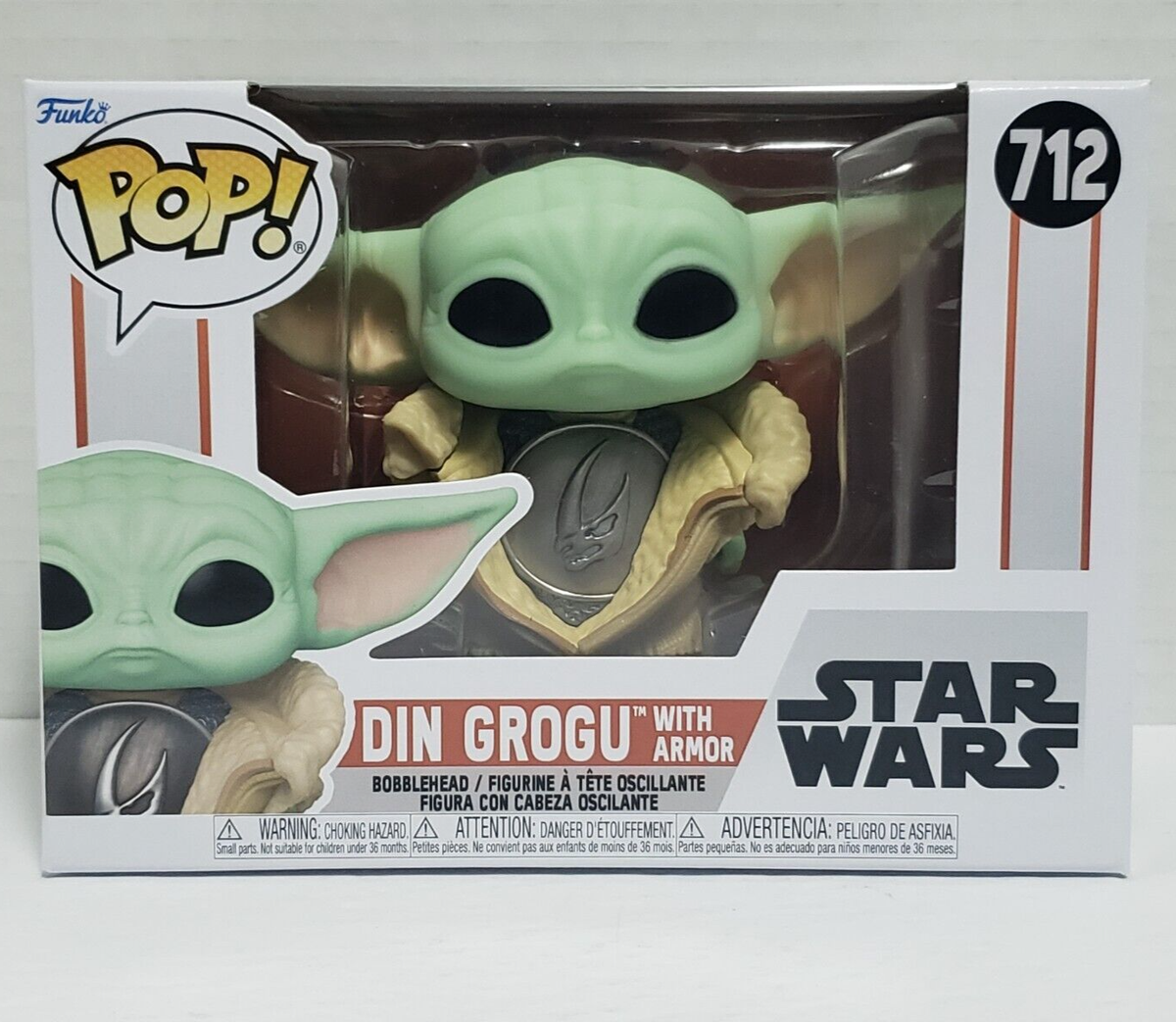 DIN GROGU Star Wars The Mandalorian Funko POP! #712 Collectible