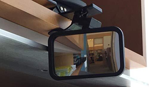 Clip-on Rear View Mirror for PC Monitors or Anywhere by Modtek 1 for ...