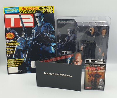 TERMINATOR 2 : T-1000 STEEL MILL VERSION ACTIONFIGUR, MAGAZIN, TICKET + MODELL