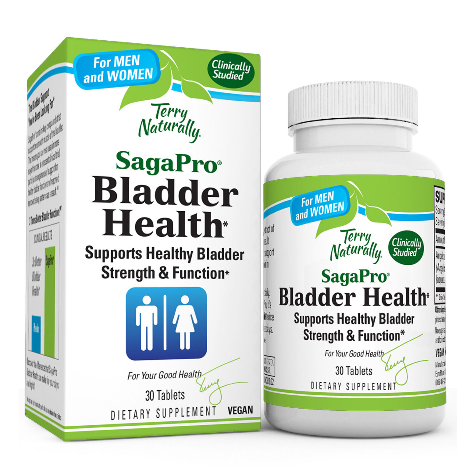 Terry Naturally SagaPro Bladder Health - 100 mg Angelica Archangelica 30 Vegan