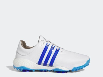 New Mens Adidas Tour360 22 Golf Shoes - Size 12 ( White & Blue