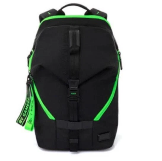 TUMI Tahoe RAZER Finch Collaboration Backpack Green x Black 46.5