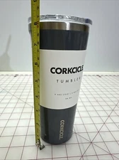 Corkcicle 24 Oz Tumbler Cup Graphite Grey NWT, 9 Hrs Cold/3 Hrs Hot NEW